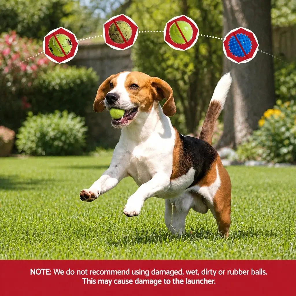 Dog Ball Launcher Thrower Automatic Interactive Toy 3 Distance Settings 6