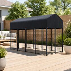 Dog Kennel Extra Large Outdoor Playpen Metal Puppy House Backyard Pet Enclosure