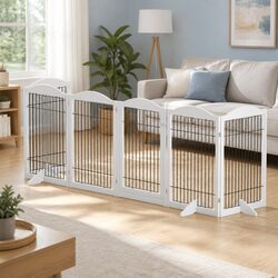 Practical 6-Panel Dog Playpen with Safety Features