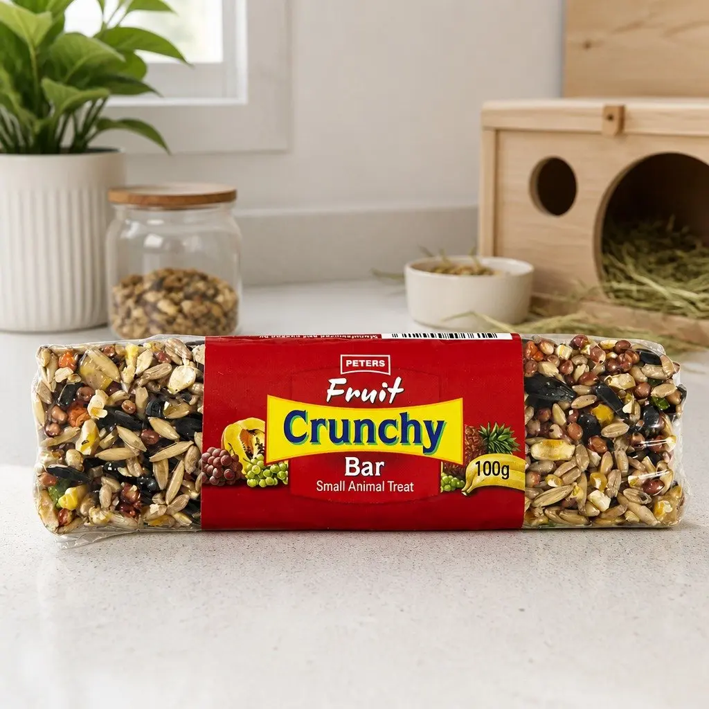 Small Animal Treat Bar Fruit Crunchy Rabbit Guinea Pig Mice Rats Enrichment Chew