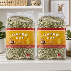 Oaten Hay 1kg x2 Pack – A Practical Choice for Pet Owners