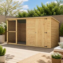 Quality Outdoor Wooden Dog Kennel for Comfort and Security