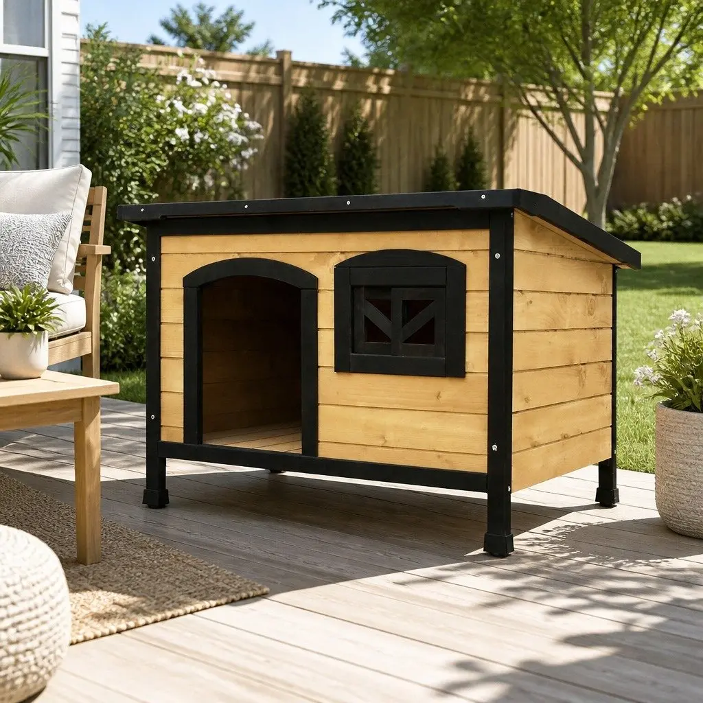 Extra Large Wooden Dog Kennel