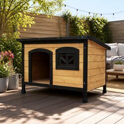Comfortable and Durable Wooden Dog Kennel for Your Pet