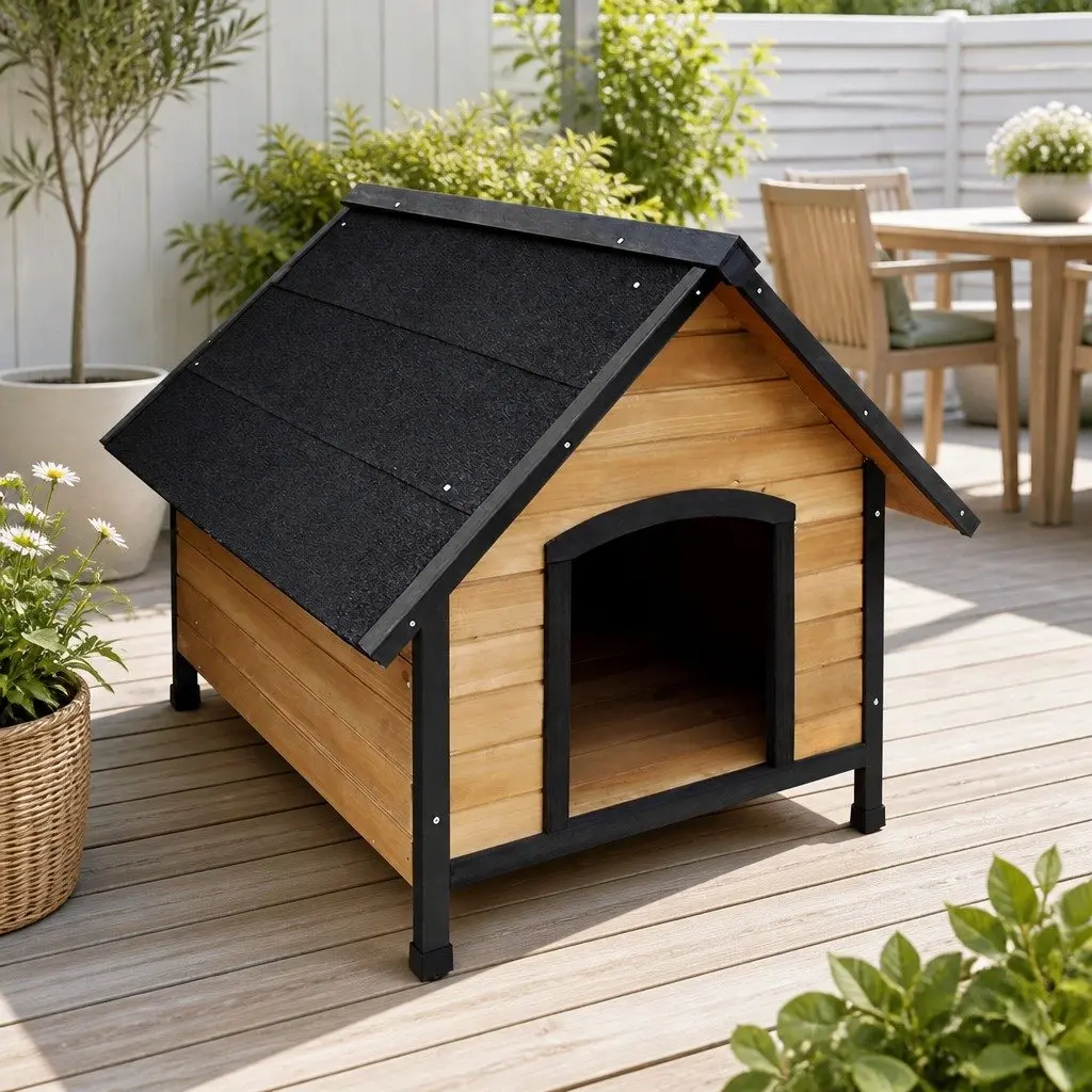 Wooden Dog House for Large Dogs
