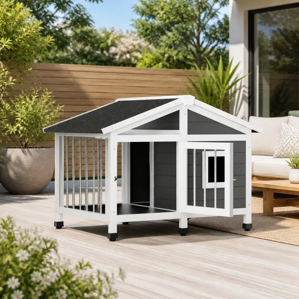 Wooden Dog Kennel House