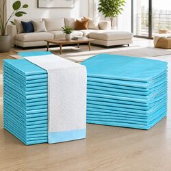 400pcs Blue Pet Training Pads 60x60cm Super Absorbent