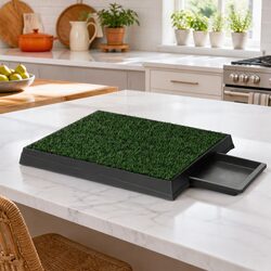 Comfortable Dog Training Pad with Grass for Easy Cleanup 2pk