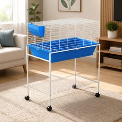 Reliable 88cm Indoor Small Animal Cage with Essential Features
