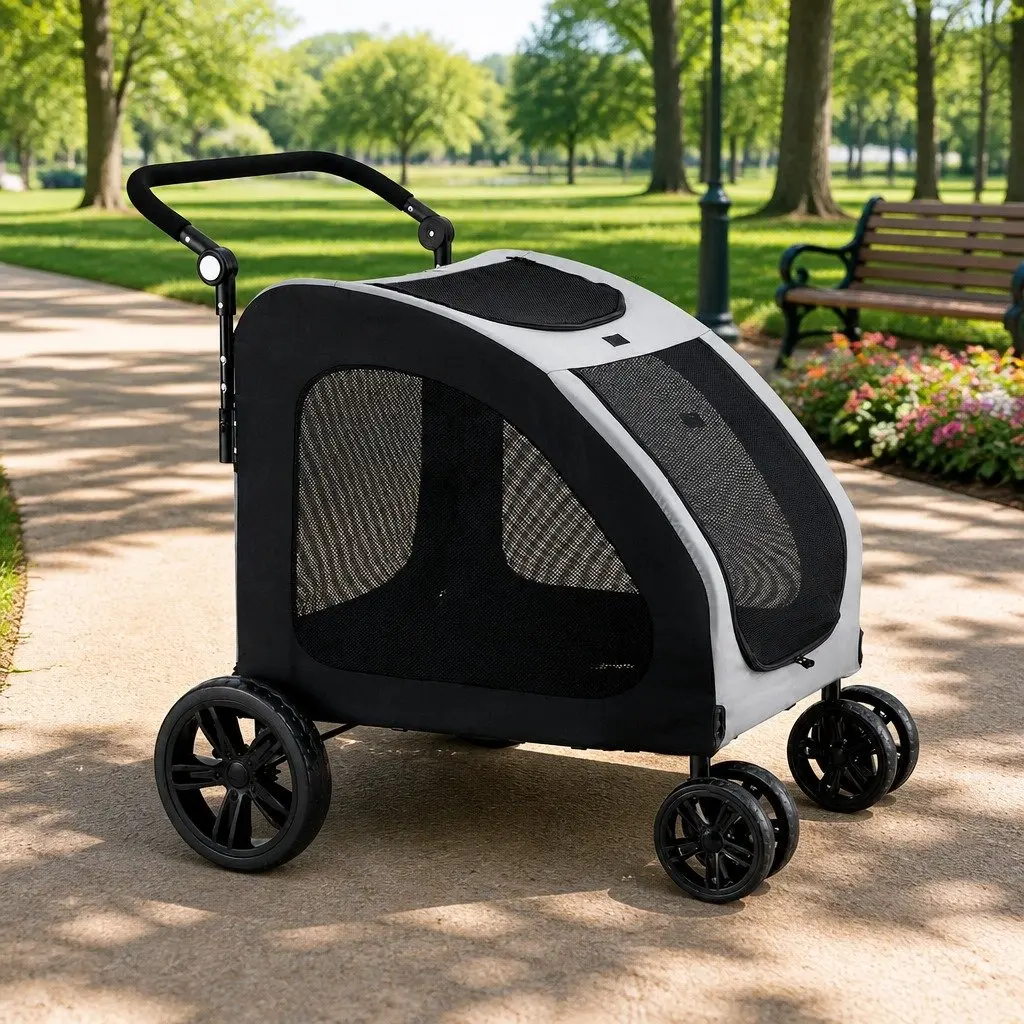 Pet Stroller with Comfort and Convenience