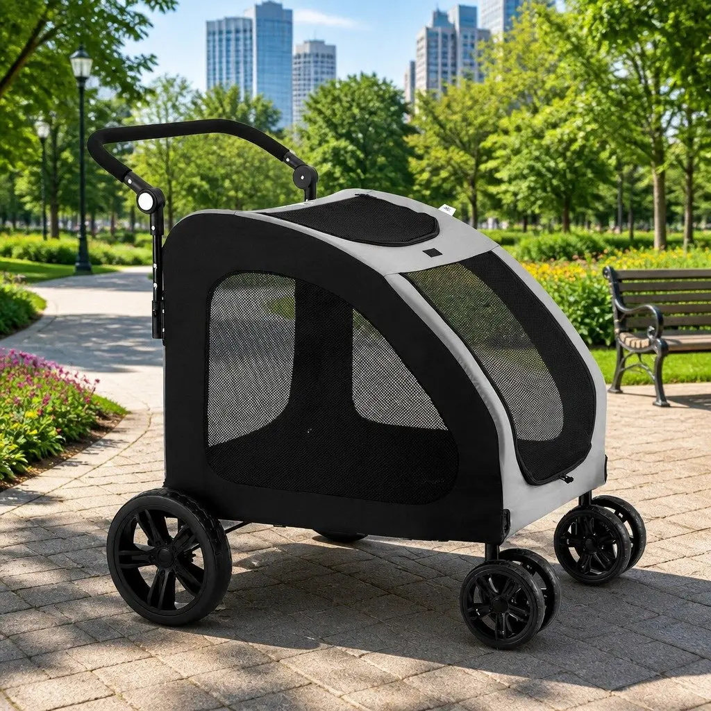 Pet Stroller with Comfort and Convenience