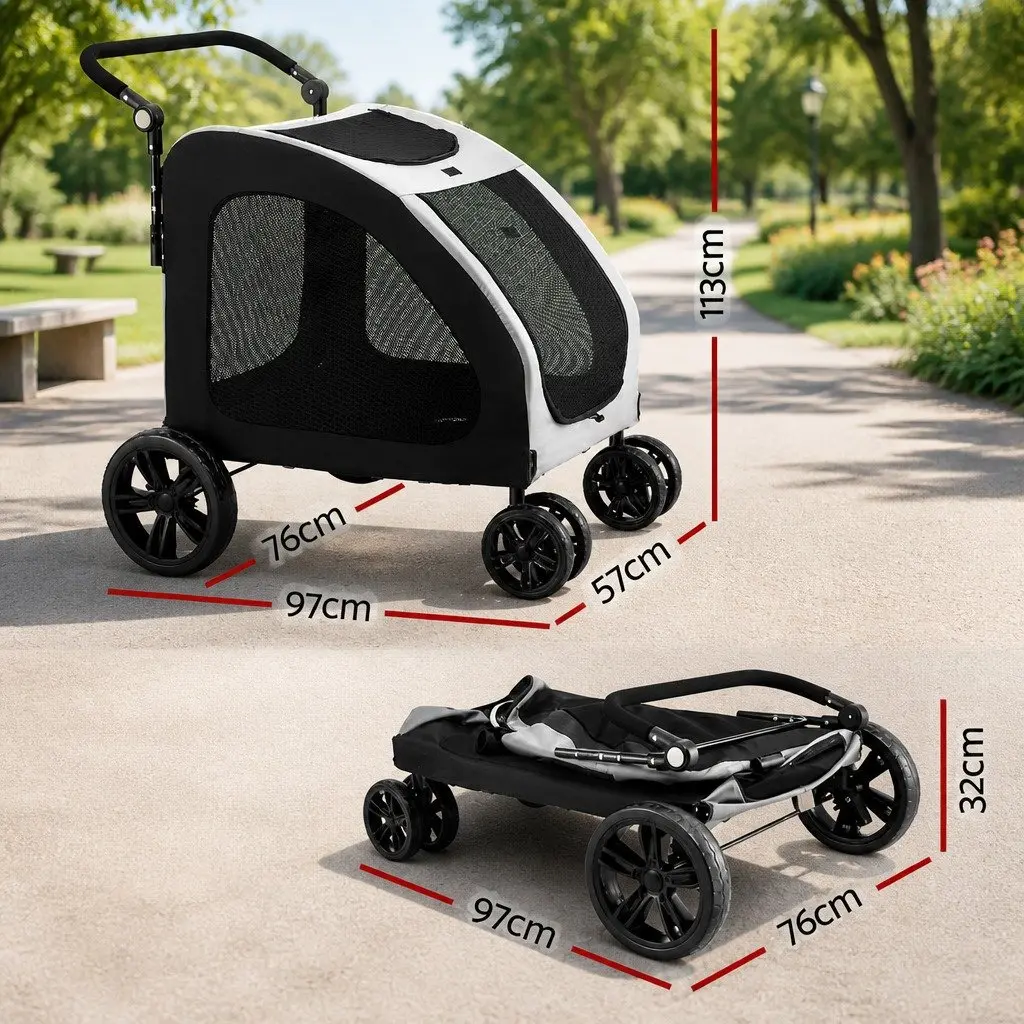 Pet Stroller with Comfort and Convenience