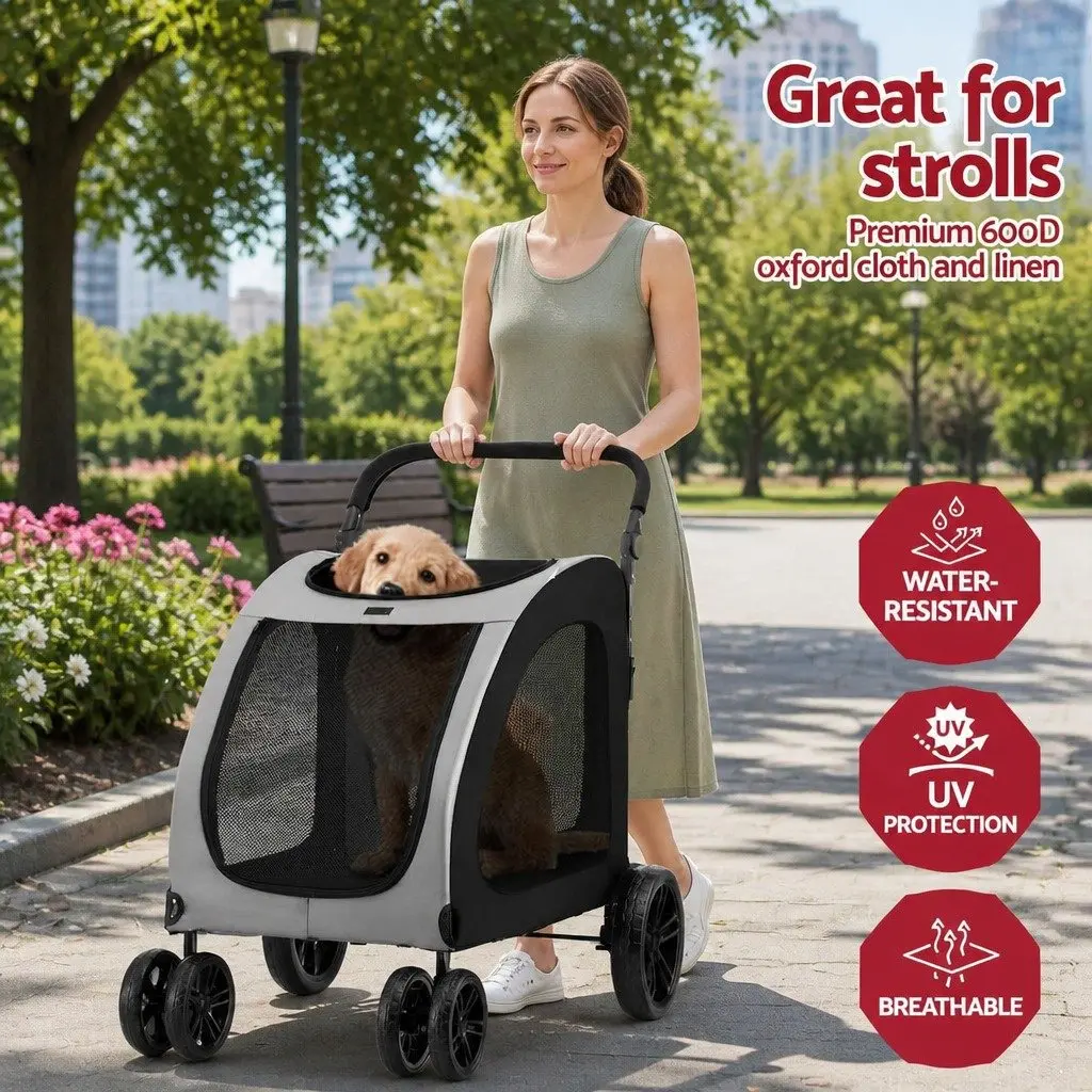 Pet Stroller with Comfort and Convenience
