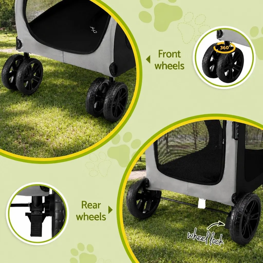 Pet Stroller with Comfort and Convenience
