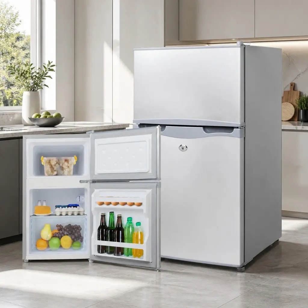 65L Portable Fridge Freezer Camping Caravan Cooler Black