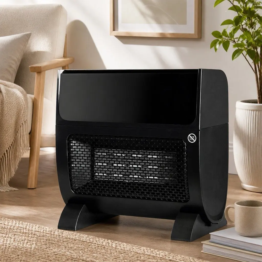 Portable Space Heater Humidifier 2000W Black