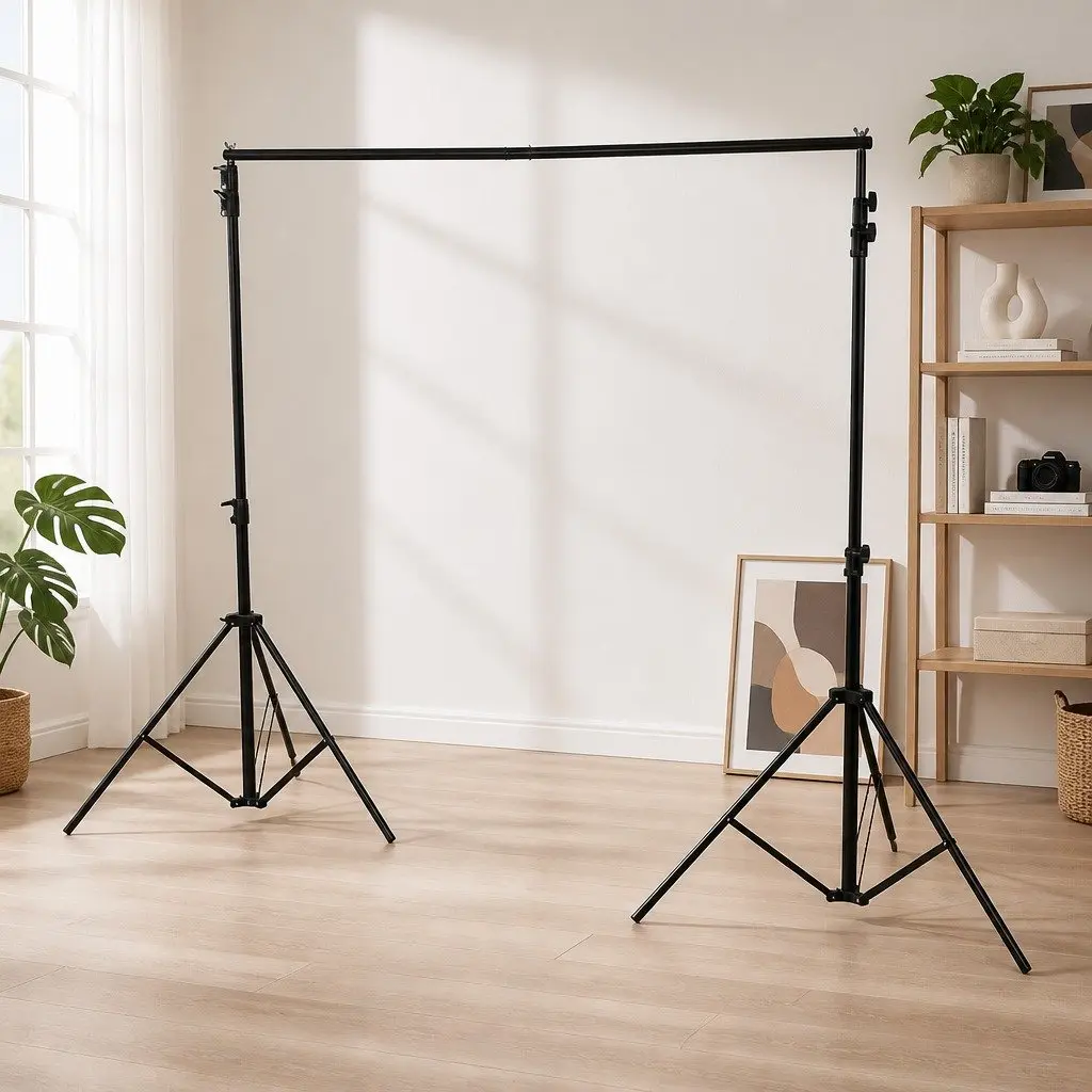 Adjustable Backdrop Stand Kit with Accessories