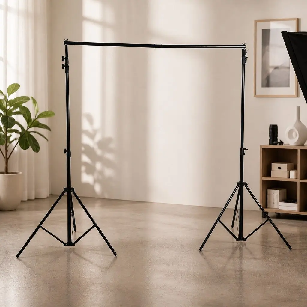 Adjustable Backdrop Stand Kit with Accessories