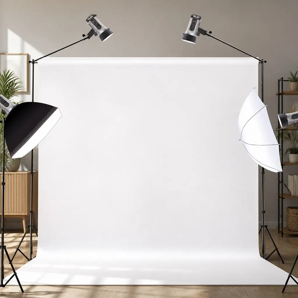 Adjustable Backdrop Stand Kit with Accessories