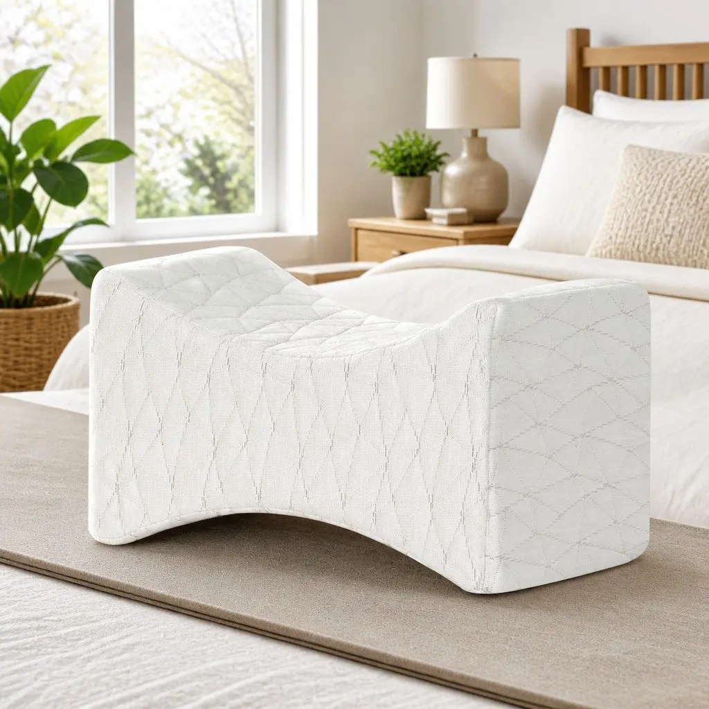 Memory Foam Knee Pillow for Better Sleep