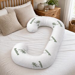 C-Shaped Pregnancy Pillow Body Support Side Sleepers Maternity Pillow Belly