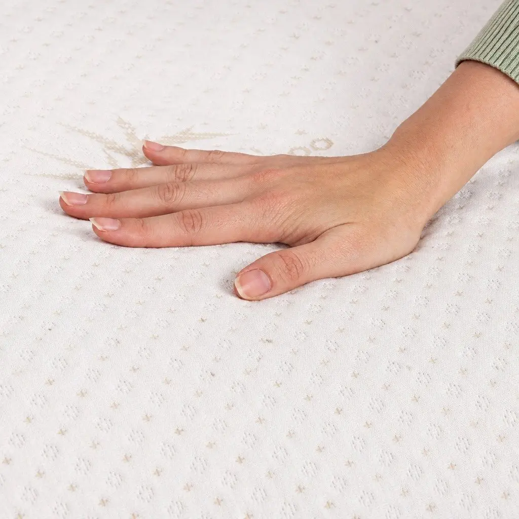 Memory Foam Pillow Shredded Gel-Infused Bamboo Cover Neck 73cm x 48cm White Twin Pack