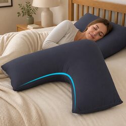 Versatile V-Shape Body Pillow for All Sleeping Styles