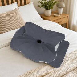 Ergonomic Cervical Neck Pillow Butterfly Contour Support Side Back Sleepers