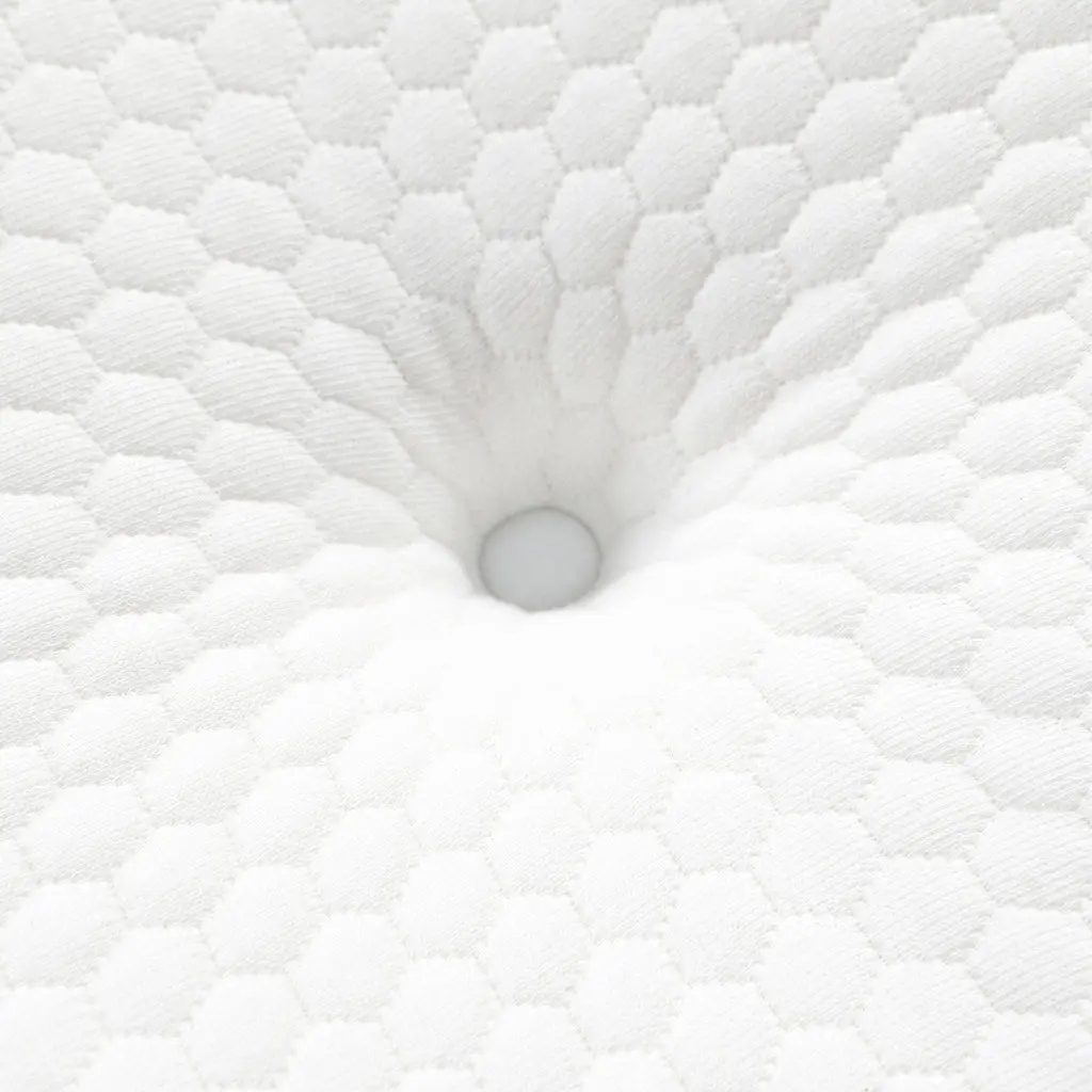 Cervical Neck Pillow Ergonomic Support Contoured Cooling Memory Foam 63x39x14cm White