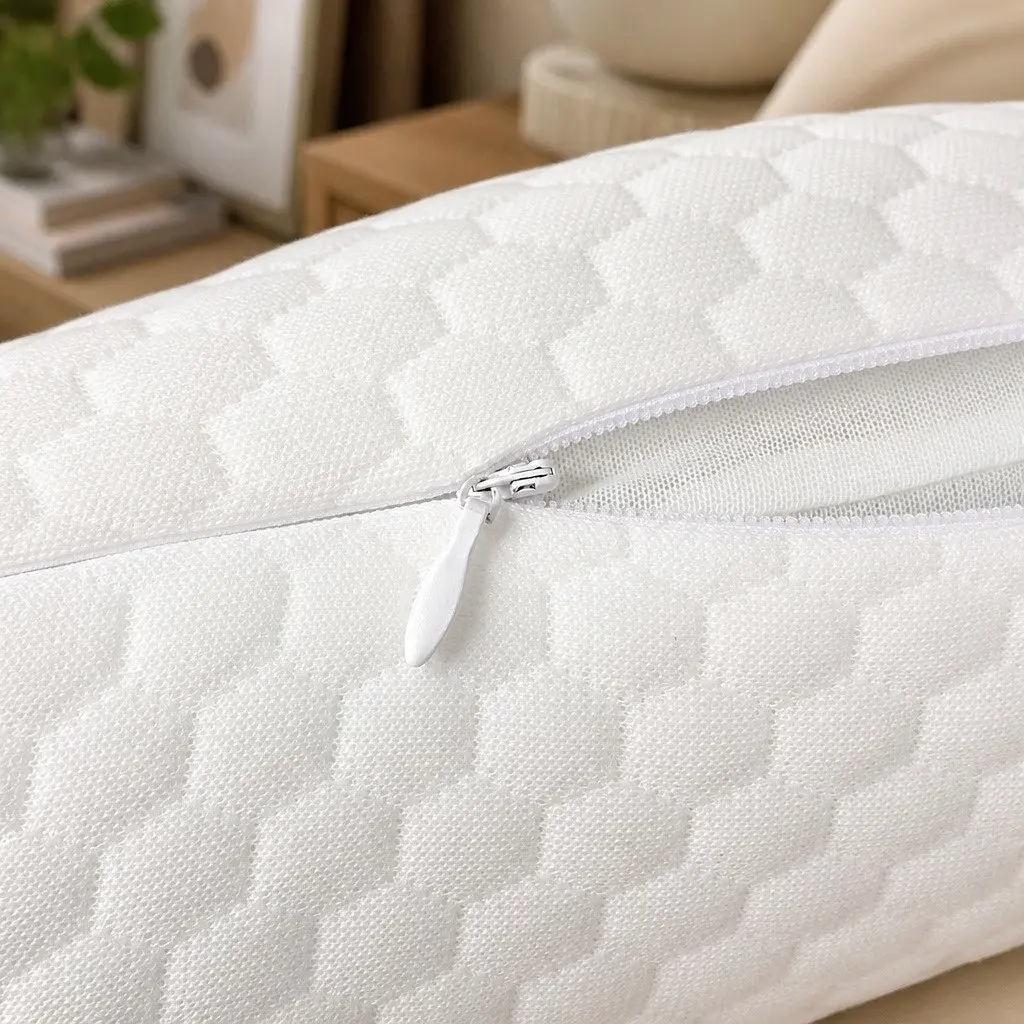 Memory Foam Orthopaedic Pillow Neck Support 60cm x 40cm White