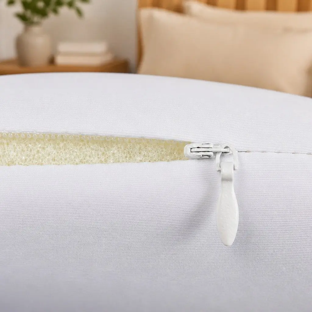 Memory Foam Pillow Neck Shoulder Support Ergonomic 60cm x 40cm White