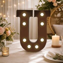 LED Letter Lights for A Cozy and Personal Touch