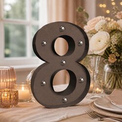 Warm and Reliable LED Number Lights for Your Home