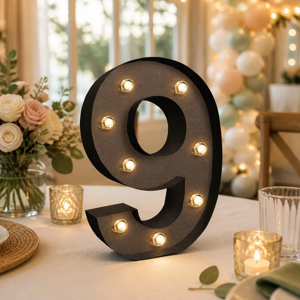 LED Metal Letter/Number Lights