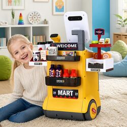 Value-Driven Kids Supermarket Pretend Play Set