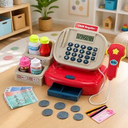 Value-Packed Kids Cash Register Set for Learning