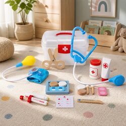 Kids Medical Pretend Play Set with 16 Accessories