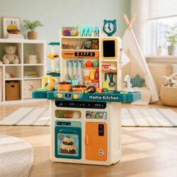 Safe and Entertaining Kids Kitchen Playset - 73pc Set