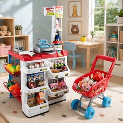 Affordable Kids Supermarket Playset with Essential Features