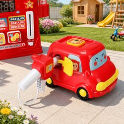 Value-Packed Kids Gas Station Pretend Play Toy Set