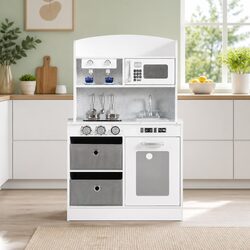 Quality Wooden Kitchen Play Set for Kids' Imagination