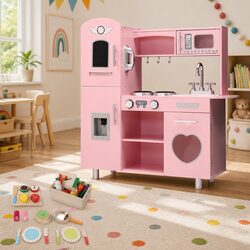 Quality Wooden Kitchen Play Set: Practical and Fun