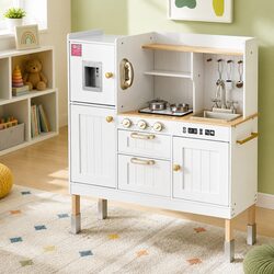 Reliable Wooden Kids Kitchen Play Set for Endless Fun