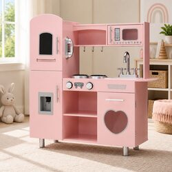 Quality Wooden Kitchen Play Set for Kids