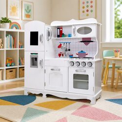 Wooden Kids Kitchen Play Set: Practical and Engaging