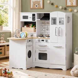 Reliable Wooden Toy Kitchen Set with Quality Components