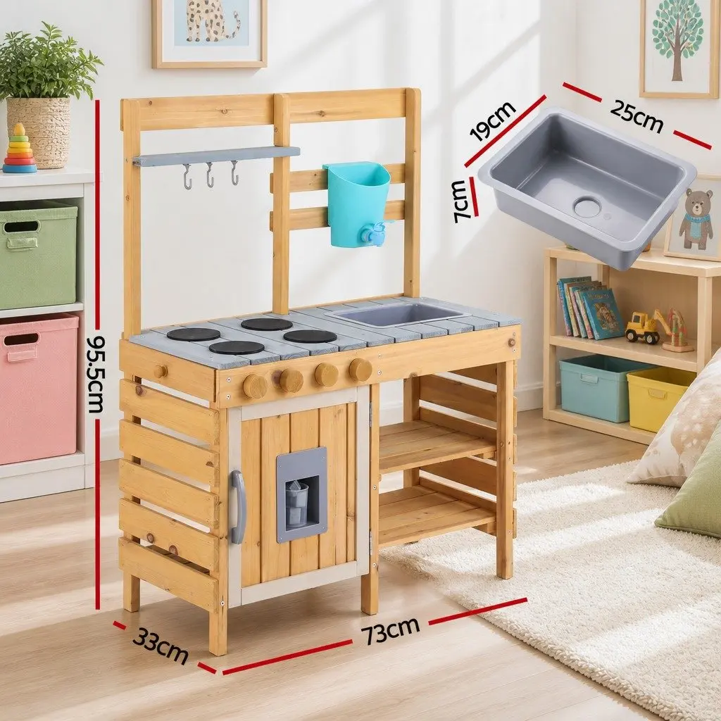 Kids Wooden Kitchen Playset for Endless Fun