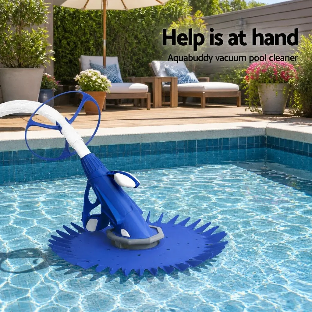 Automatic Pool Cleaner Vacuum Floor Wall Climb Swimming 10M Hose Above Ground