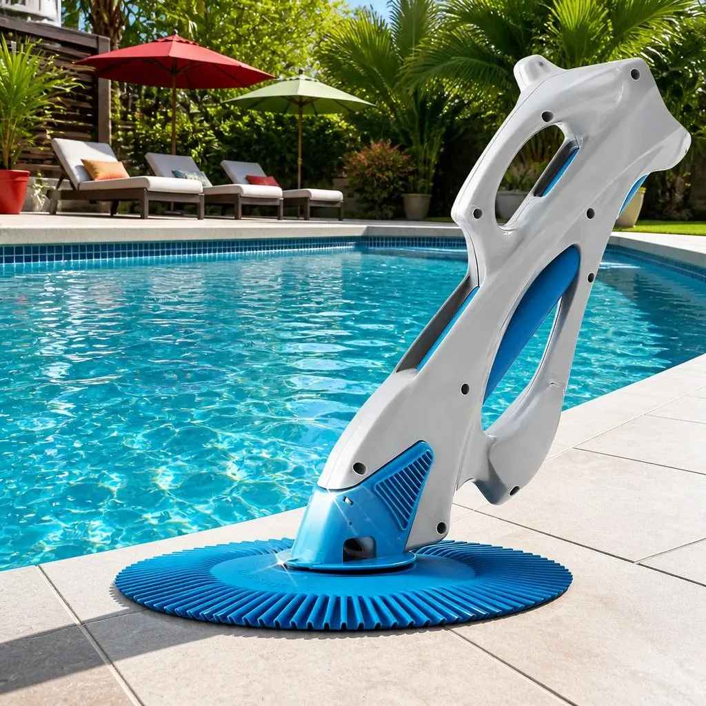 Automatic Pool Cleaner Vacuum Suction System 10M Hose Above Ground In-Ground Blue