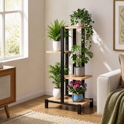 Reliable 4-Tier Plant Stand: Practical and Stylish